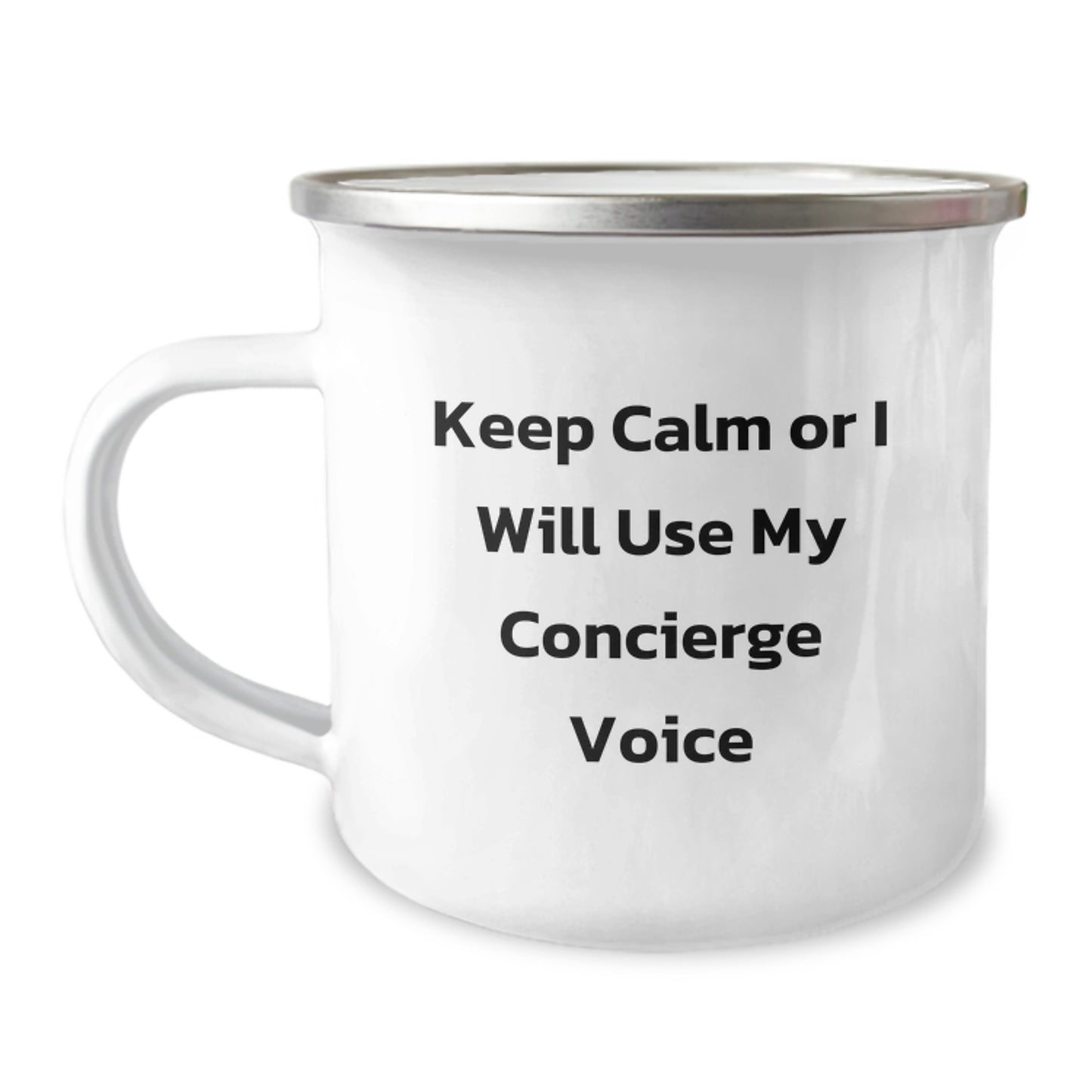 For Him Keepsake Birthday Gift Keep Calm Or I Will Use My Concierge - Image 1