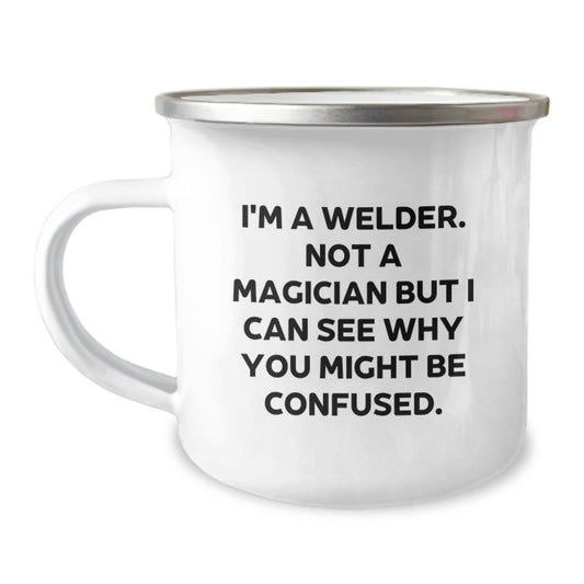 Welder Gifts from Friends, Gifts for Welders on Graduation Unique Occasion Funny Mugs - Image 1