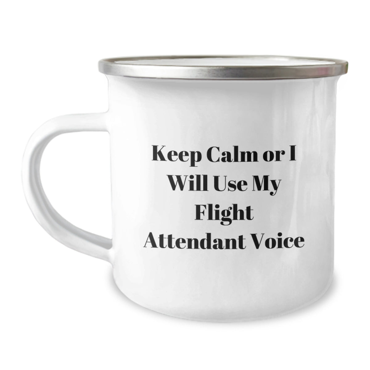 Flight Attendant Camping Mugs Funny Gifts from Friends for Flight Attendant Birthday Unique - Image 1