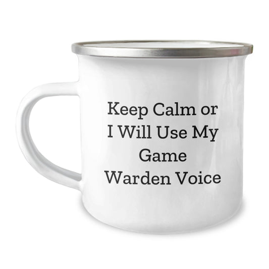 Funny Game Warden Camping Mug Gifts from Men to Dad - Father's Day Unique Gifts for Game Wardens - Image 1