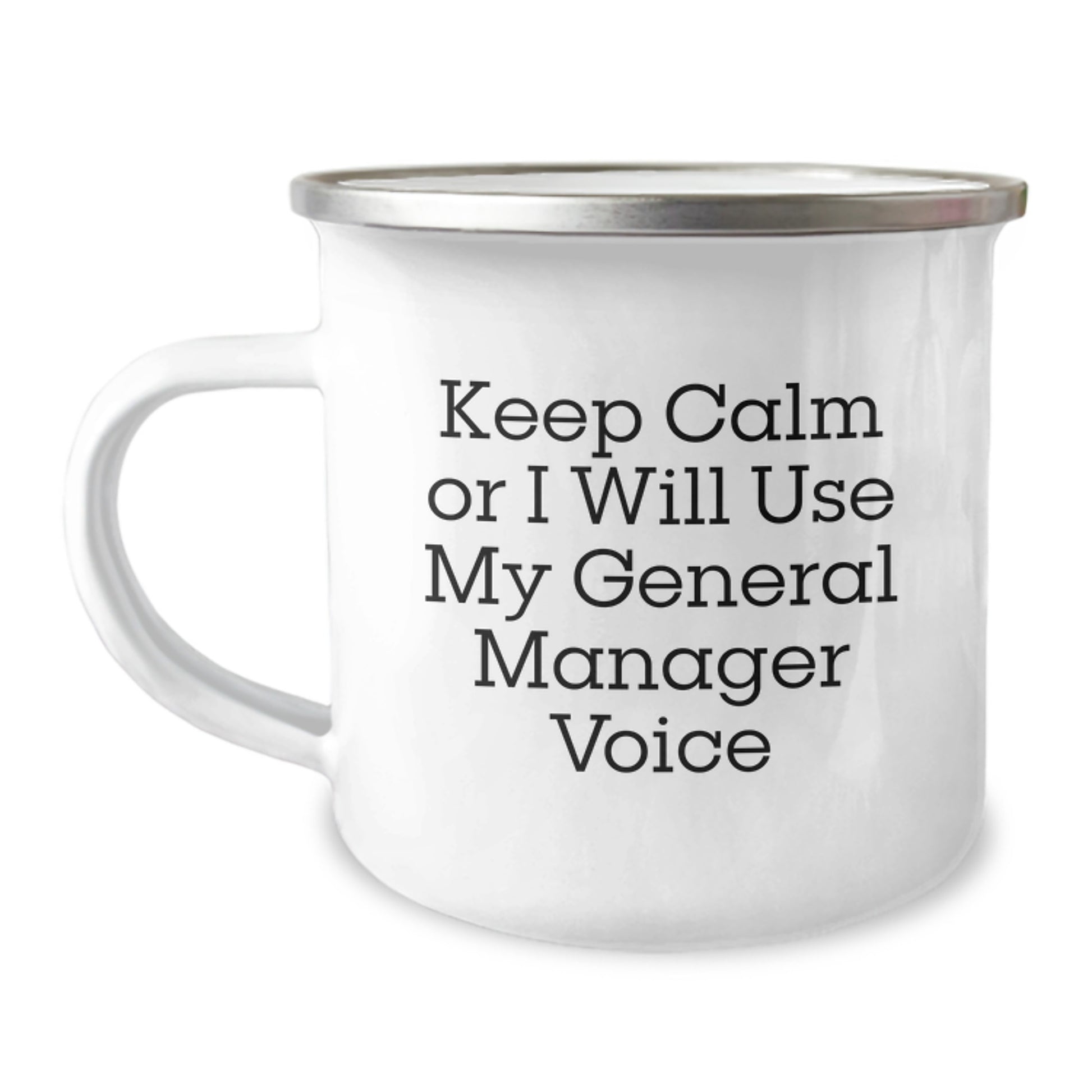 General Manager Keepsake Camping Mug for Him Birthday Gift - Image 1