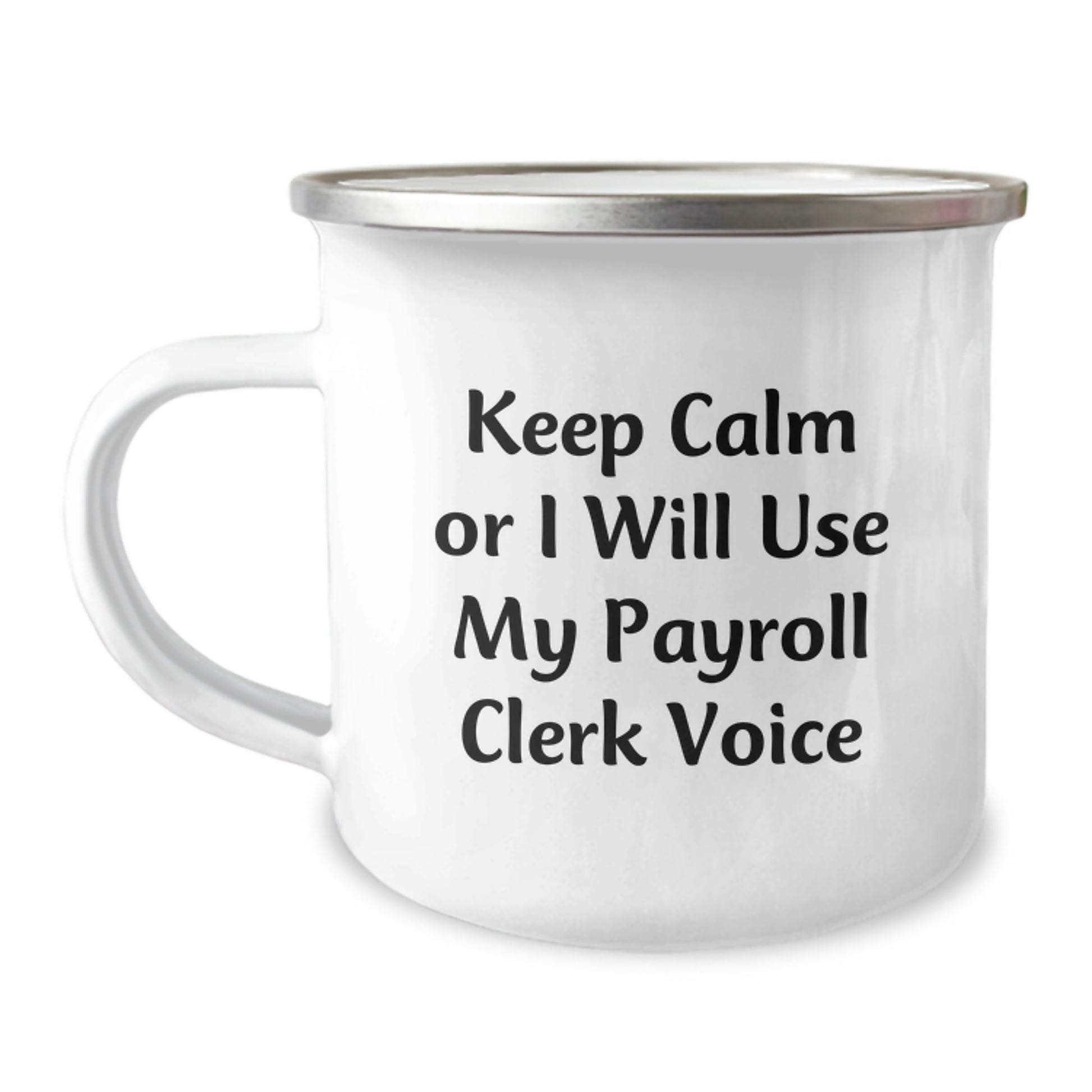Payroll Clerk Keepsake Camping Mug for Him Graduation Gift - Image 1