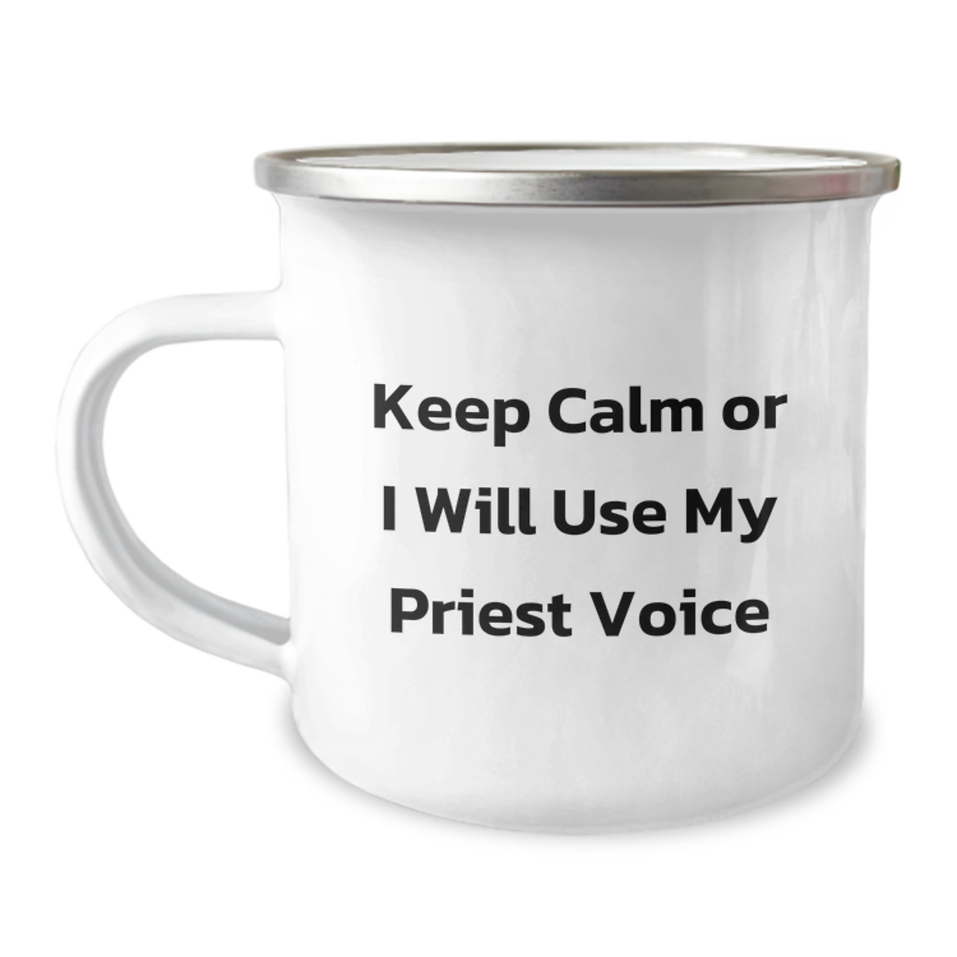 Funny Priest Camping Mug Gifts from Men to Father's Day Unique Unique Gifts for Priest - Image 1