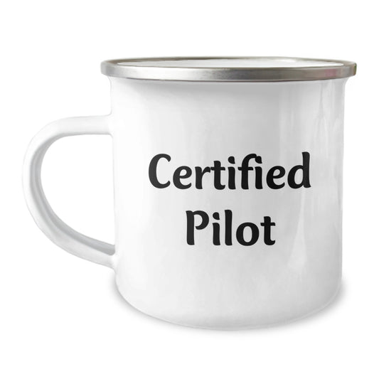 Funny Pilot Quote Gifts from Friends for Birthday - Camping Mug - Image 1