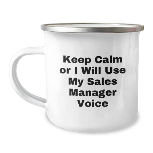 Sales Manager Keepsake Premium Camping Mug for Him Birthday Gift - Image 1