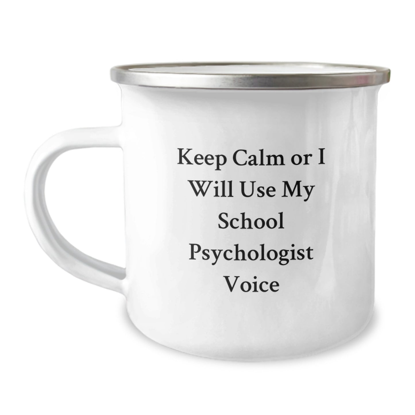 School Psychologist Keepsake Camping Mug for Him Birthday Gift Personal - Image 1
