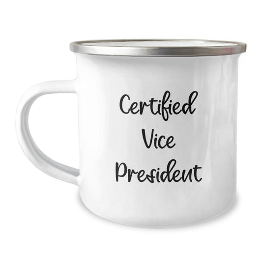 Funny Vice President Gifts from Men to Friends - Birthday Unique Gifts for Vice President - Camping Mug for Vice President with Inspirational Quote - Image 1
