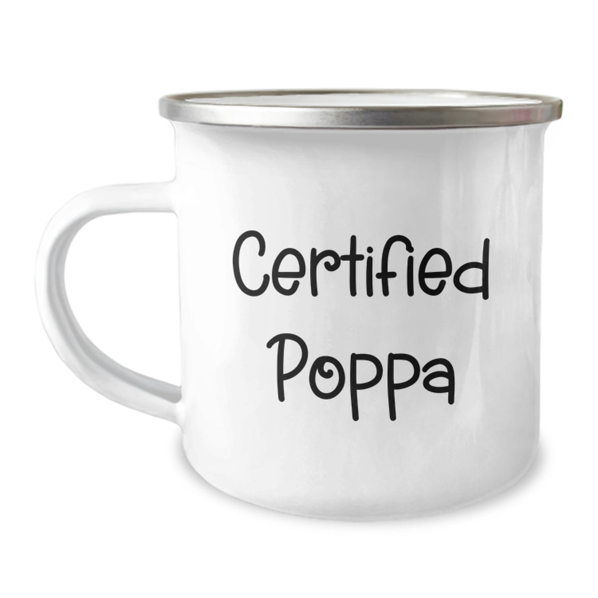 Funny Poppa Love Camping Mug Gifts from Family to Poppa on Valentine's - Image 1