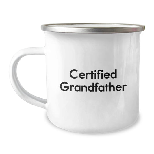 Funny Grandfather Camping Mug, Gifts for Grandfather from Family, Perfect for Camping Lover, Valentine's Unique Gifts for Men, Grandfather Gifts - Image 1