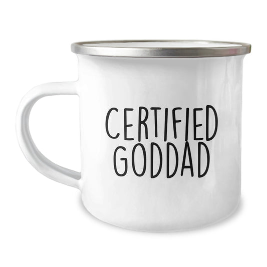 Funny Goddad Gifts from Friends for Camping Mug - Birthday Unique Presents for Him - Image 1