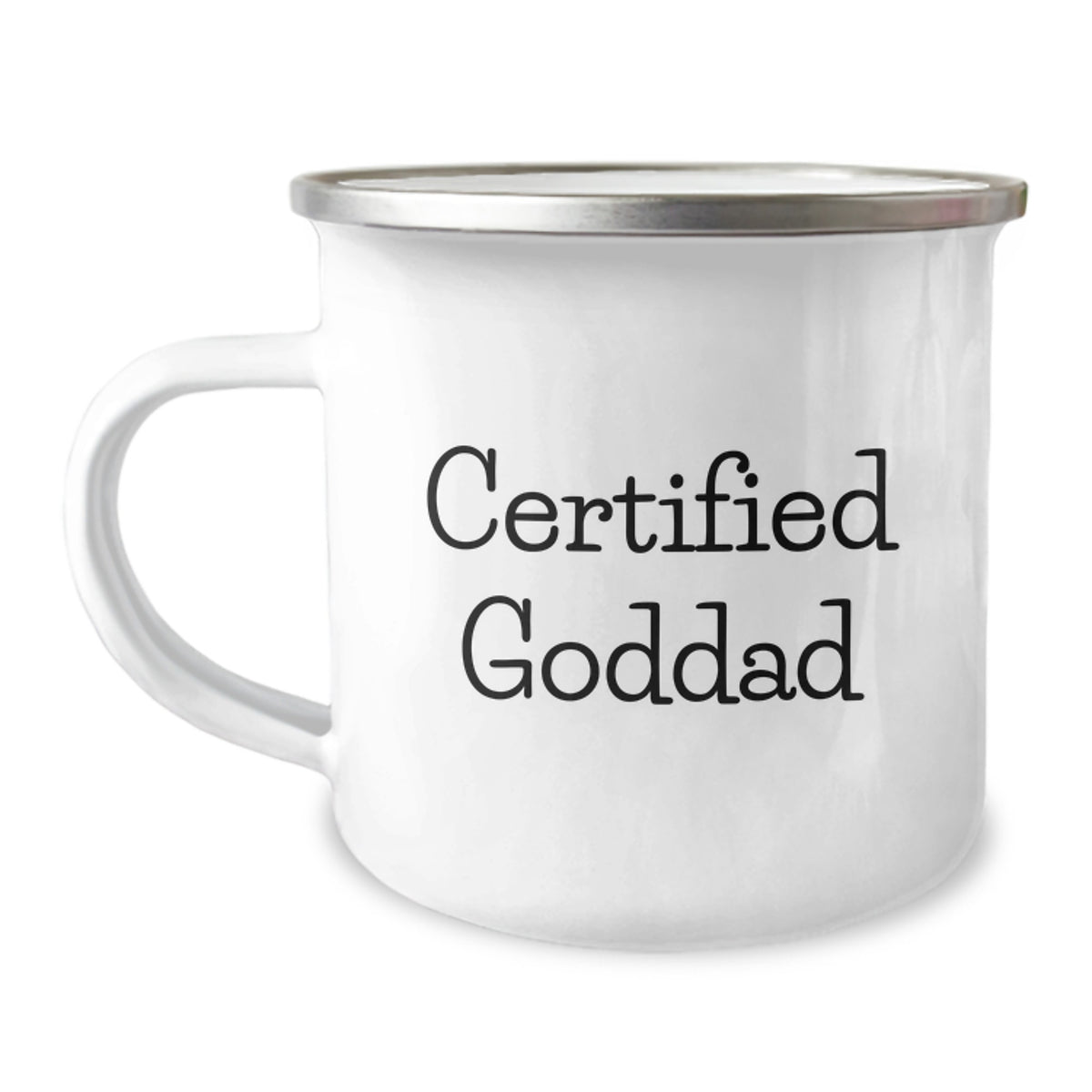 Funny Goddad Gifts from Men Certified Goddad for Camping Mug Birthday Unique Ideas - Image 1