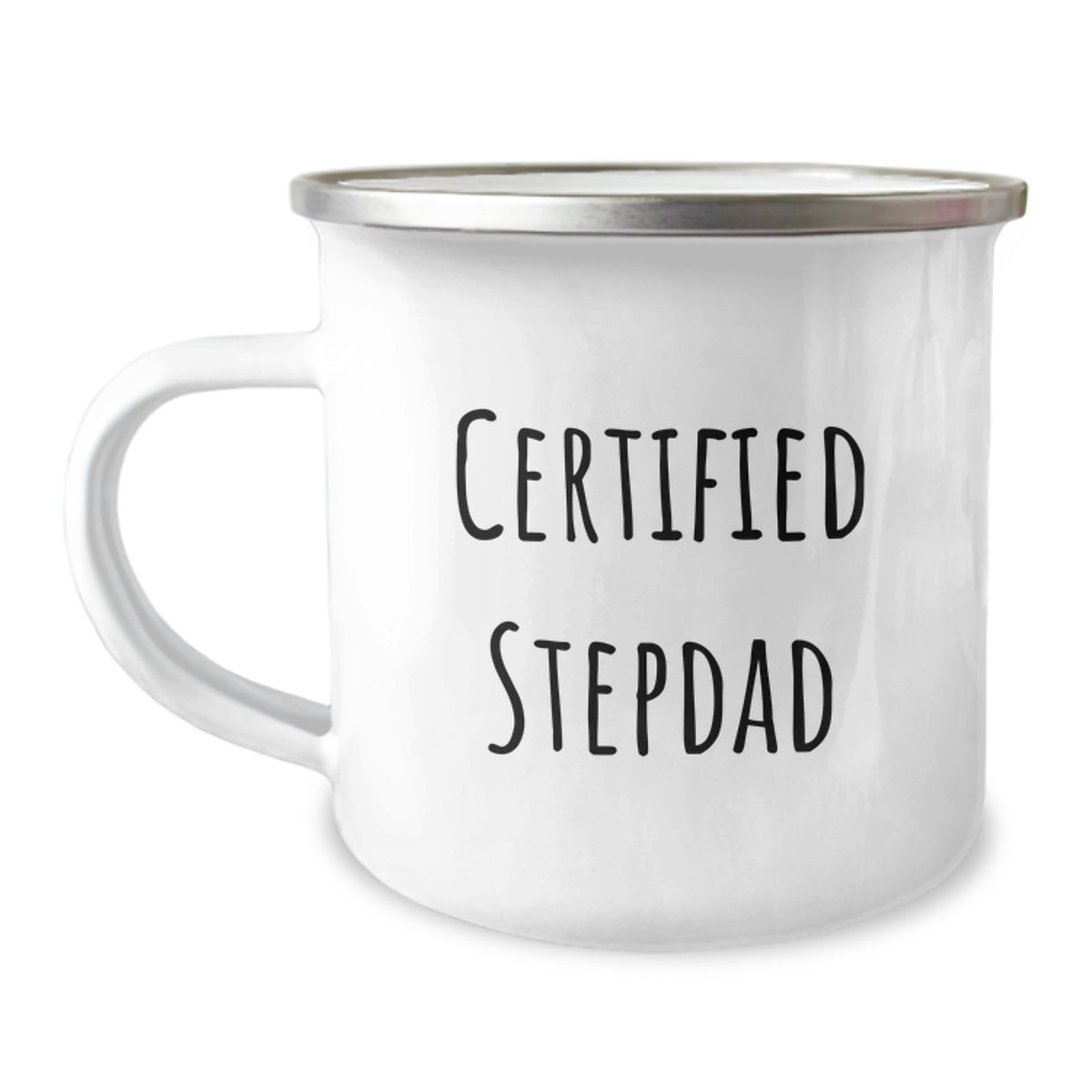 Funny Stepdad Gifts from Men - Certified Stepdad Birthday Unique Gifts for Stepdad Camping Mug - Image 1