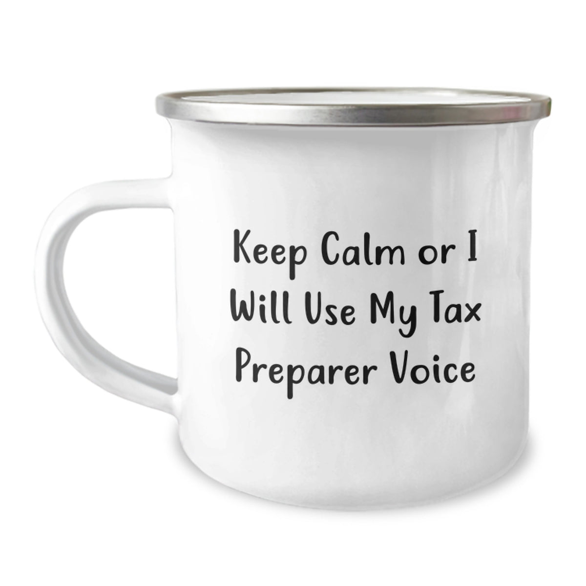 Christmas Gift for Her - Keep Calm Tone Tax Preparer Camping Mug Present - Image 1
