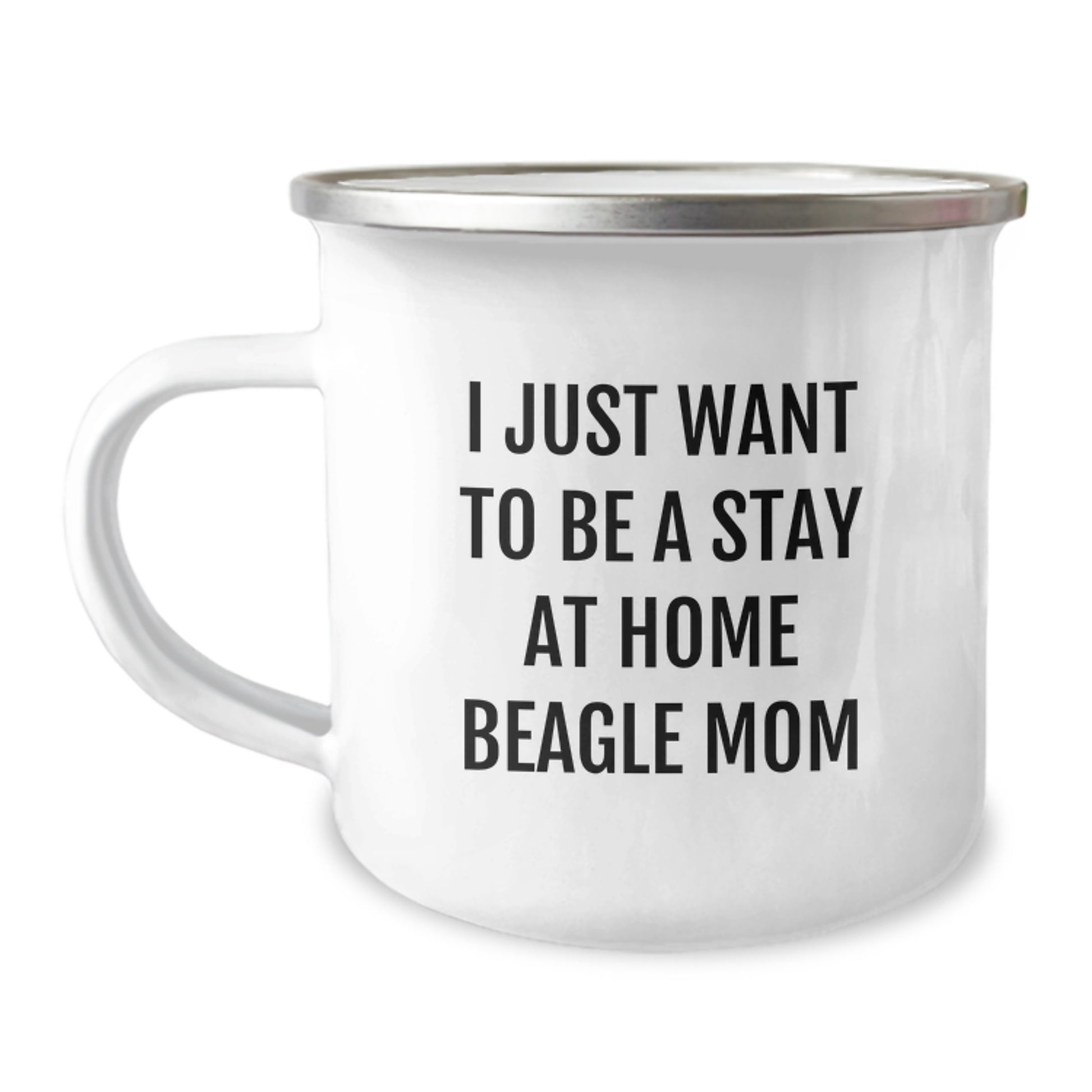 Beagle Dog Lover's Funny Camping Mug for Valentine's Unique Gifts from Mom to Beagle Dog Dad - Image 1