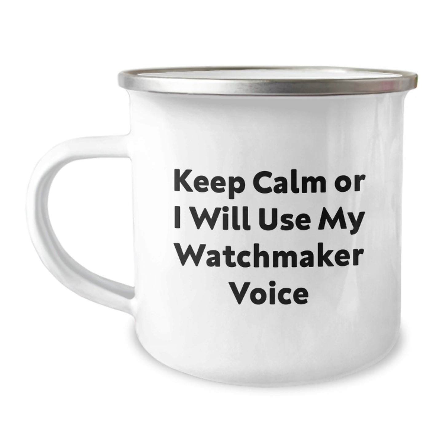 Birthday Gift Watchmaker Camping Mug for Her Present 12oz - Image 1
