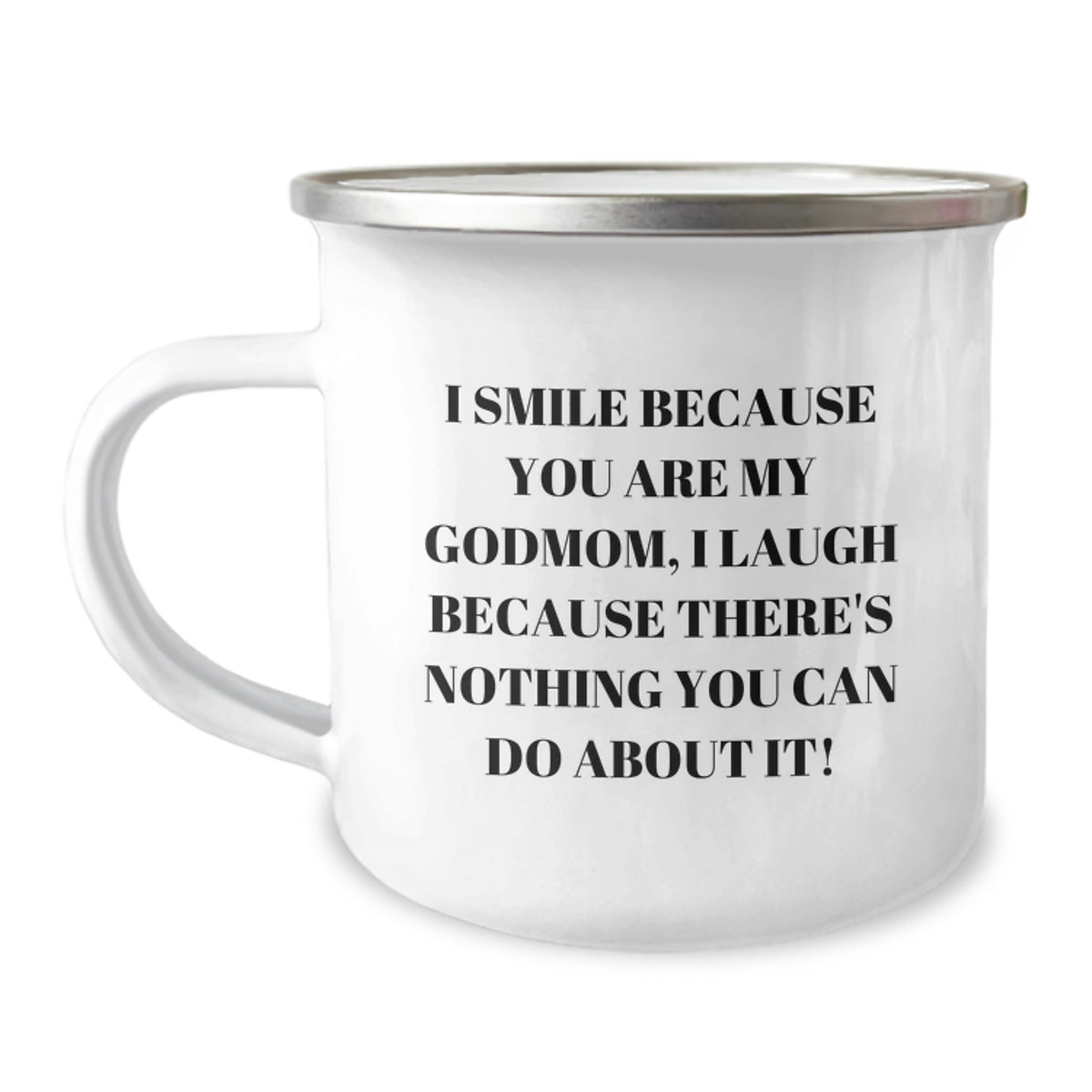 Funny Godmom Gifts from Men, Women, Friends - Valentine's Unique Gifts for Godmom, Inspirational Camping Mug - Image 1