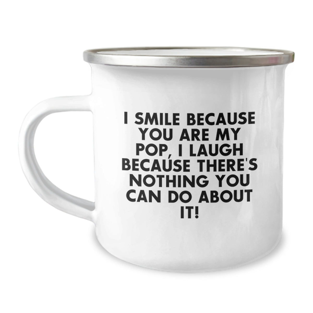 Funny Pop Camping Mug Gifts from Men to Sweetheart for Valentine's, Unique Pop Presents for Him, Pop Enthusiast Mug - Image 1