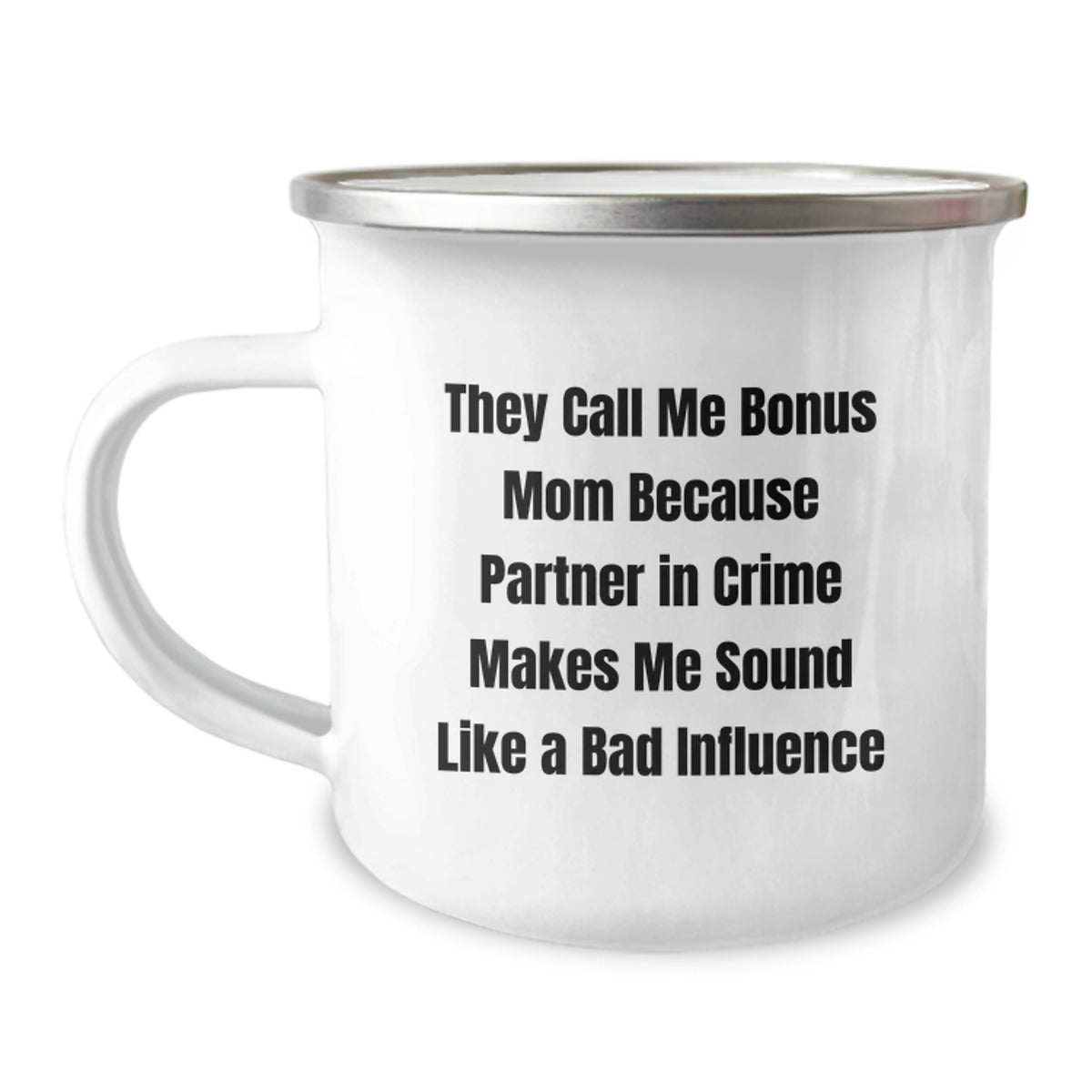 Funny Bonus Mom Camping Mug Gifts from Family to Bonus Mom on Birthday Unique - Image 1