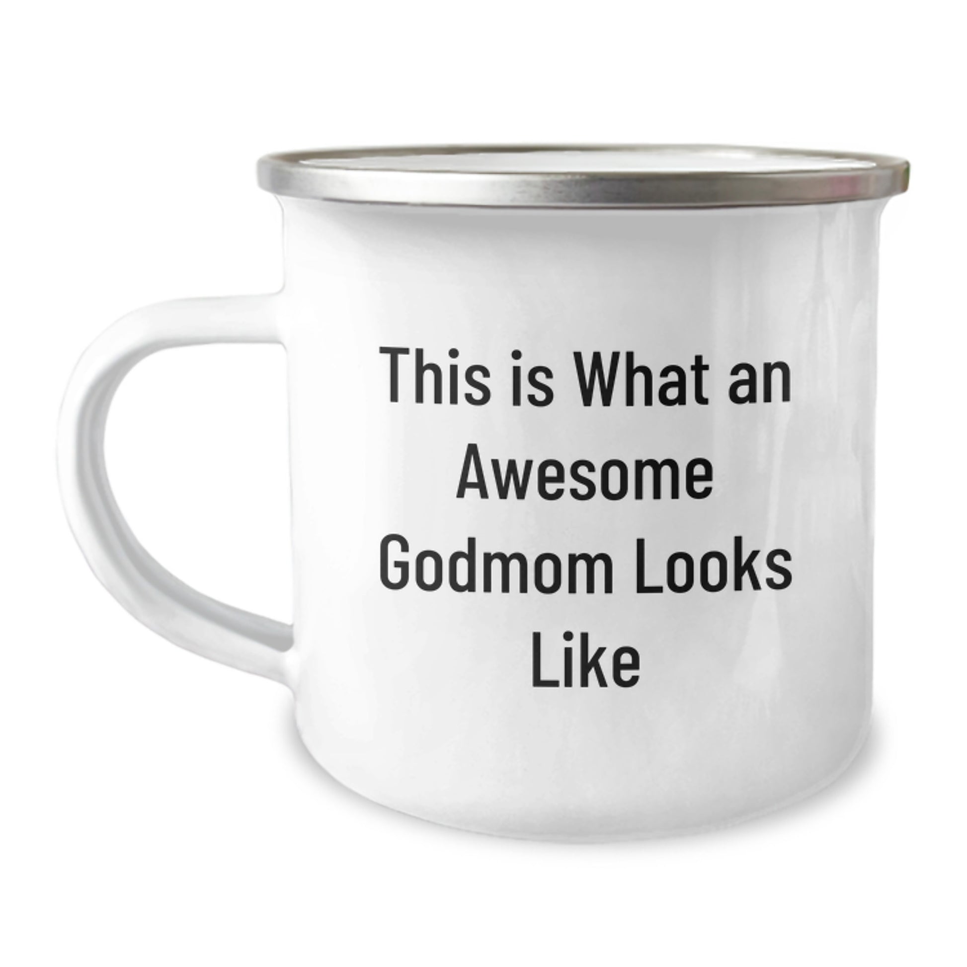 Funny Godmom Gifts for Her - This Is What An Awesome Godmom Looks Like Camping Mug, Gifts from Family to Godmom, Godmom Christmas Unique Gifts - Image 1