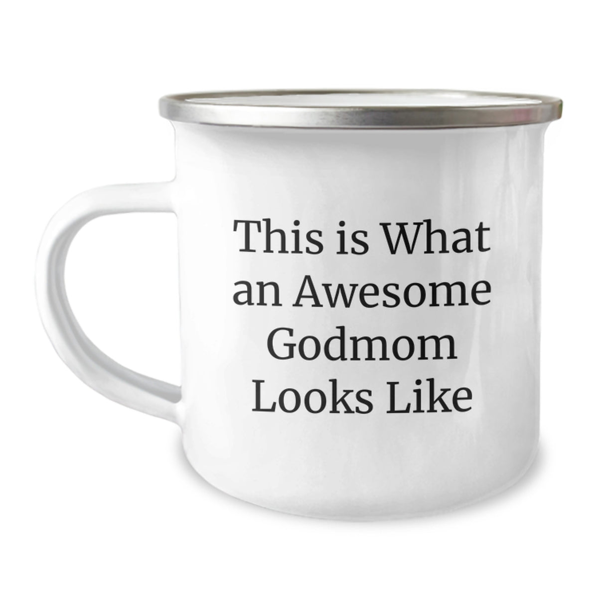 Funny Godmom Gifts, This Is What An Awesome Godmom Looks Like, Camping Mug for Godmom, Gifts from Men to Godmom, Perfect for Christmas Unique Gifts - Image 1