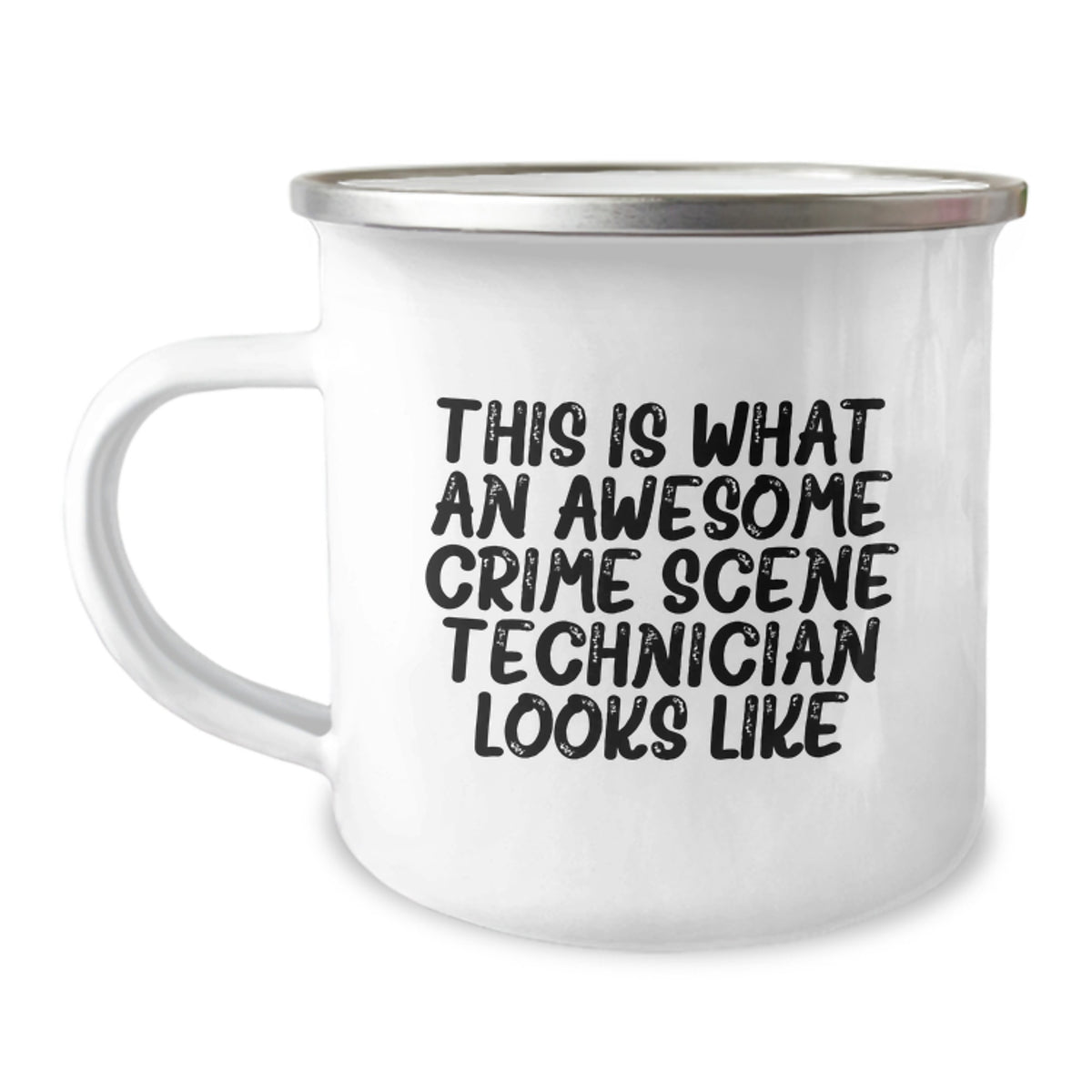 Crime Scene Technician Coffee Mugs, Funny, Gifts from Men for Valentine's, Awesome Crime Scene Technician Camping Mug - Image 1