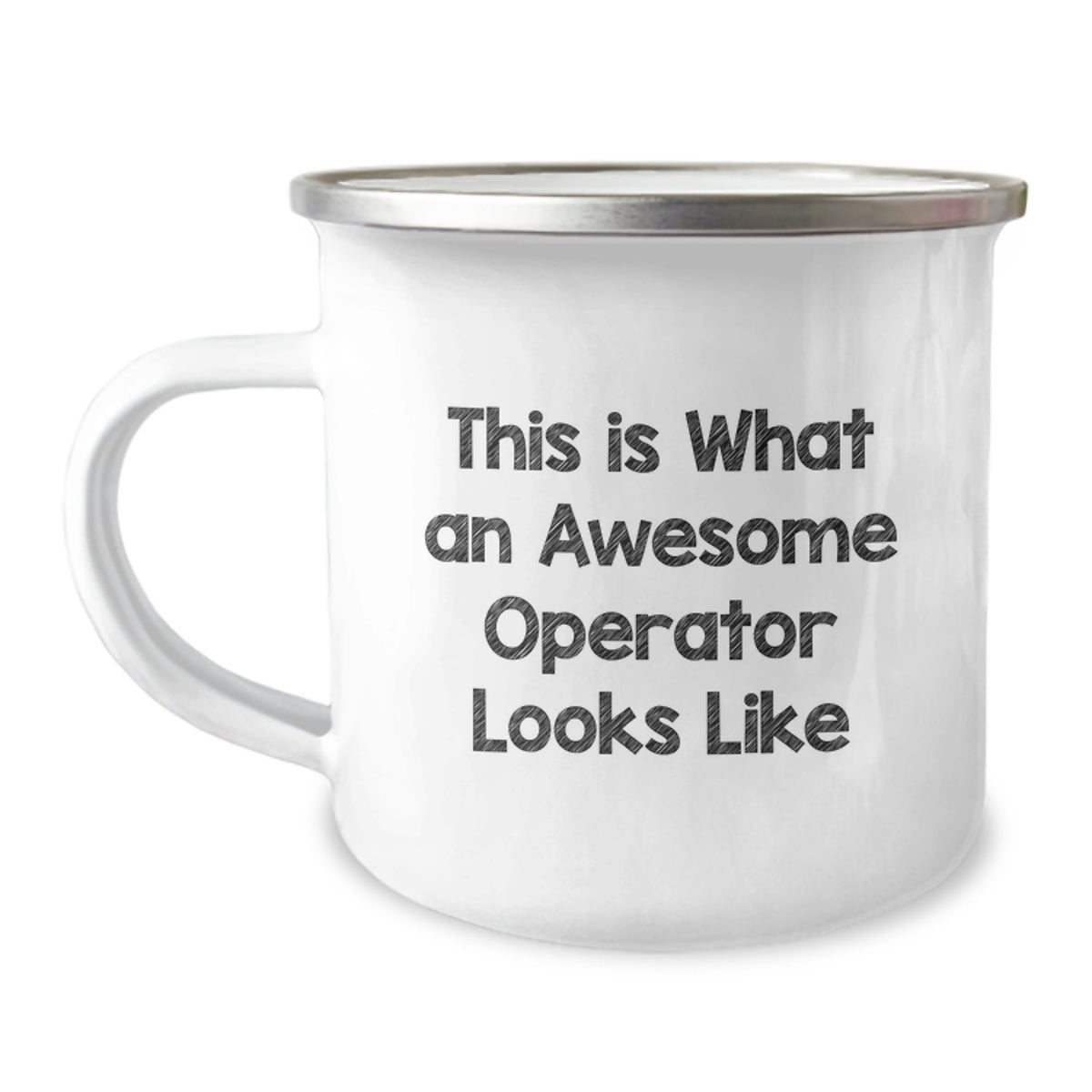 Funny Operator Gifts, Birthday Unique Operator Mugs, Camping Mug for Operator 'This Is What An Awesome Operator Looks Like' - Image 1