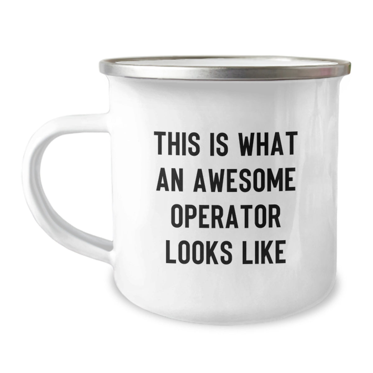 Funny Operator Gifts from Friends, Operator Birthday Unique Gifts, Camping Mug with Inspirational Quote 'This Is What An Awesome Operator Looks Like' - Image 1