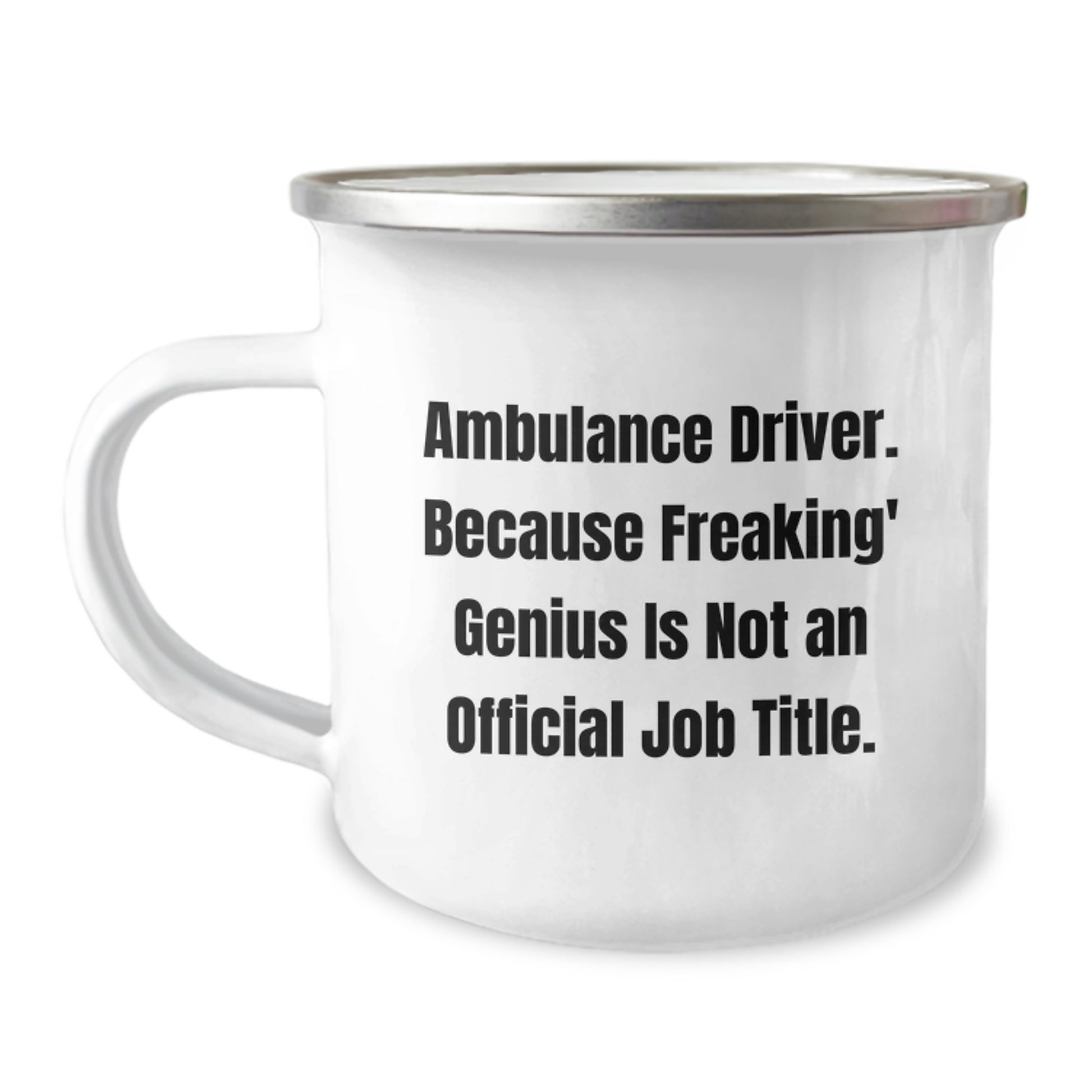 Ambulance Driver Gifts from Friends - Funny Camping Mug for Ambulance Driver Men Graduation Unique - Image 1