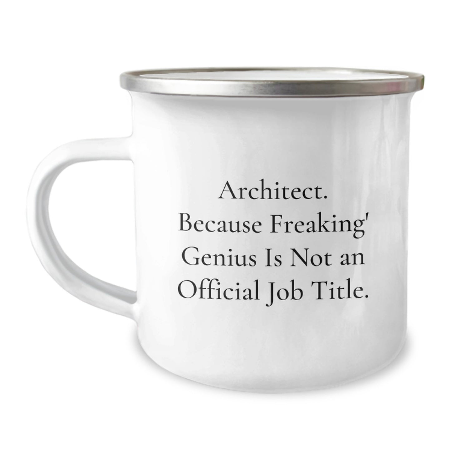 Architect Keepsake Premium Camping Mug for Him Birthday Gift - Image 1