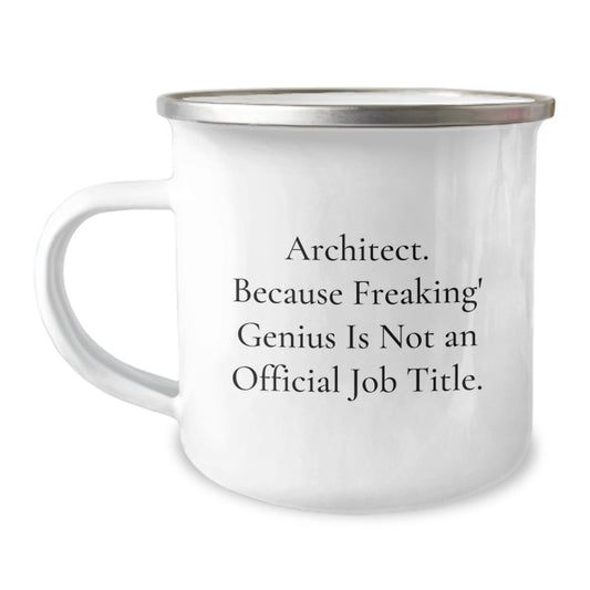 Architect Keepsake Premium Camping Mug for Him Birthday Gift - Image 1