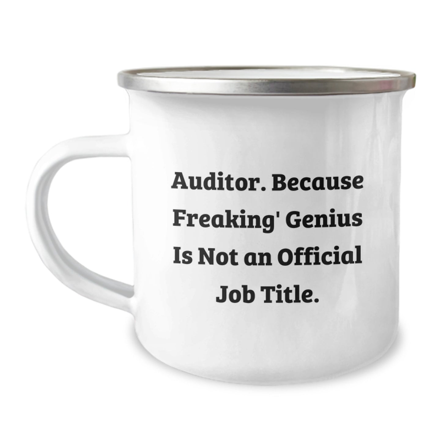 Funny Auditor Gifts, Camping Mug for Auditor Friends and Family, Graduation Unique Presents with Inspirational Quote - Image 1
