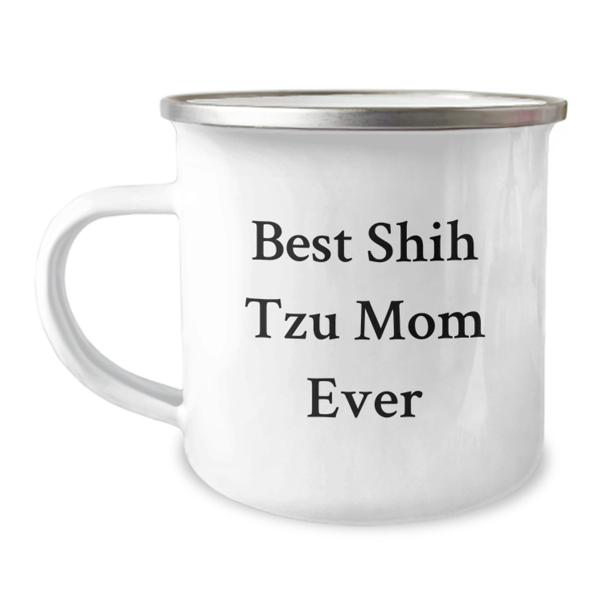 Funny Shih Tzu Dog Lovers Camping Mug Gifts from Family for Best Shih Tzu Mom Ever Birthday Unique - Image 1