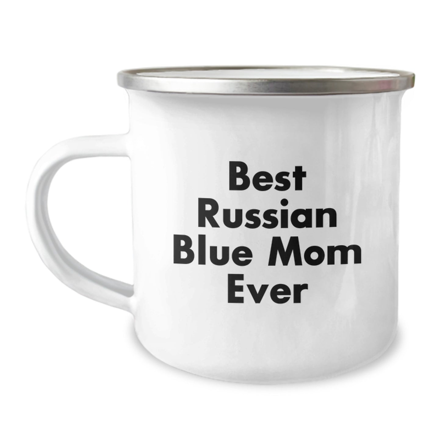 Funny Russian Blue Cat Gifts for Mom - Russian Blue Cat Birthday Unique Mugs - Gifts from Family - Best Russian Blue Mom Ever Camping Mug - Russian Blue Cat Lover Gifts - Image 1