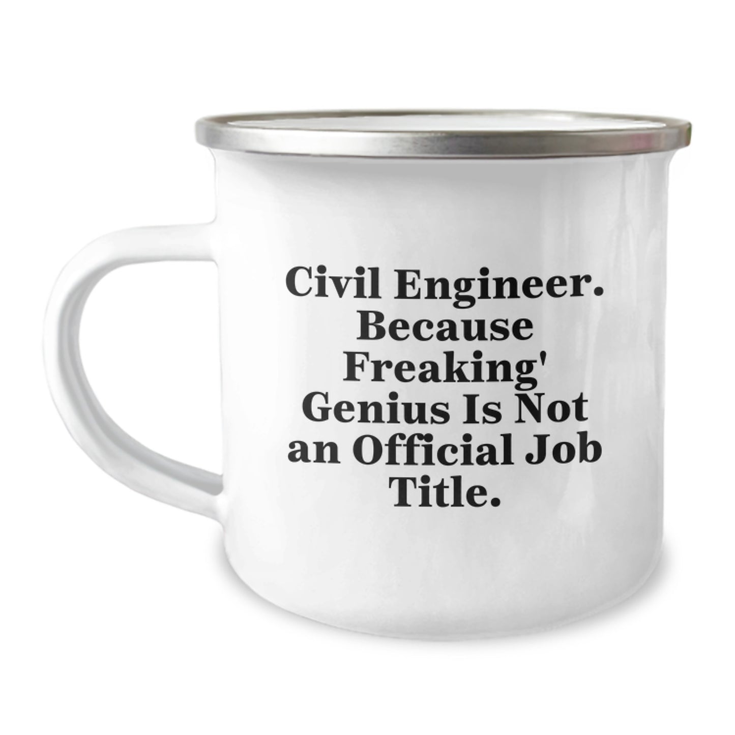 Civil Engineer Mom's Unique Camping Mug, Funny Quote Gifts from Dad to Mom, Mother's Day Unique Gifts for Civil Engineer Women - Image 1