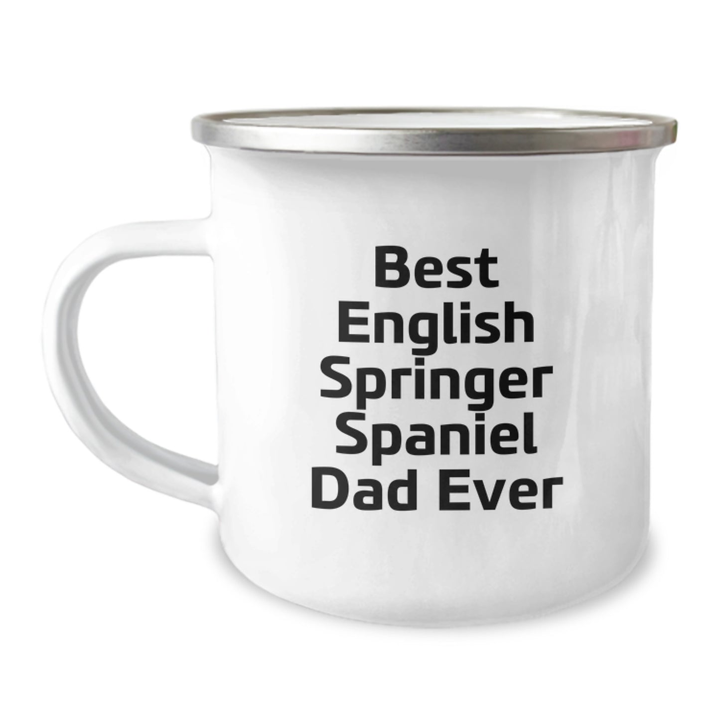 Funny English Springer Spaniel Dog Dad Gifts for Men Women - Best Dad Ever Camping Mug for Valentine's Unique - Image 1