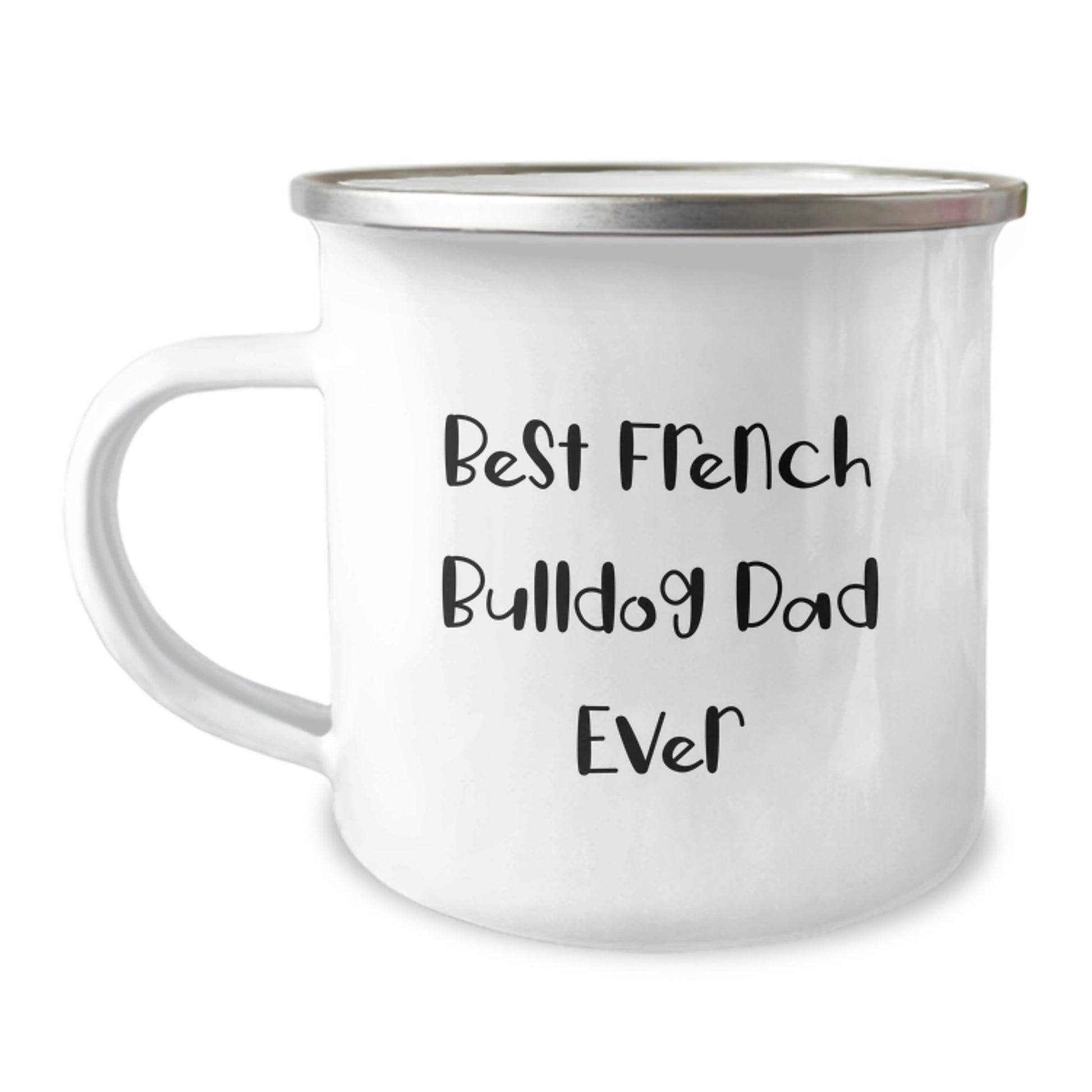 Funny French Bulldog Dad Camping Mug Gifts for Men from Women on Valentine's Unique - Image 1