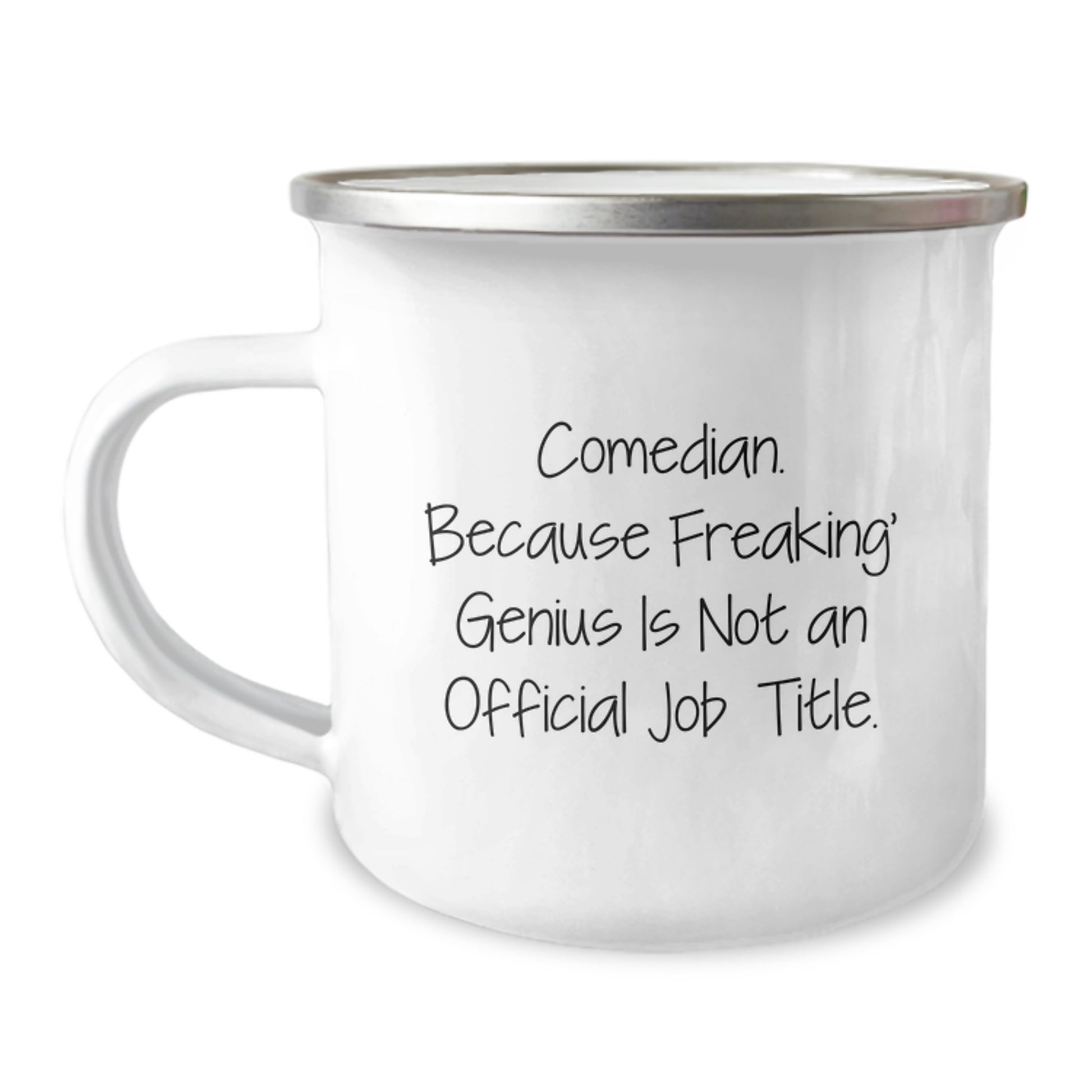 Comedian Hilarious Keepsake Camping Mug for Him Birthday Gift - Image 1