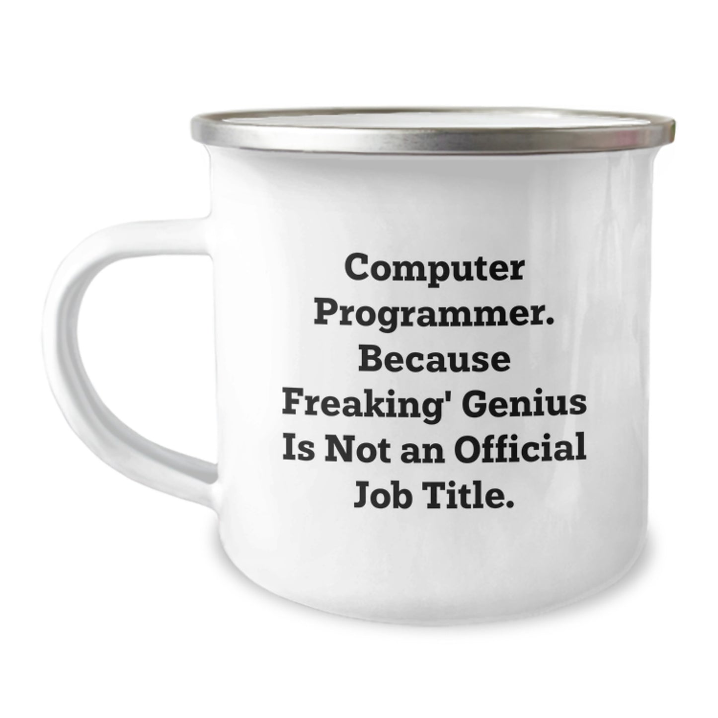 Computer Programmer Keepsake Camping Mug for Him Graduation Gift - Image 1