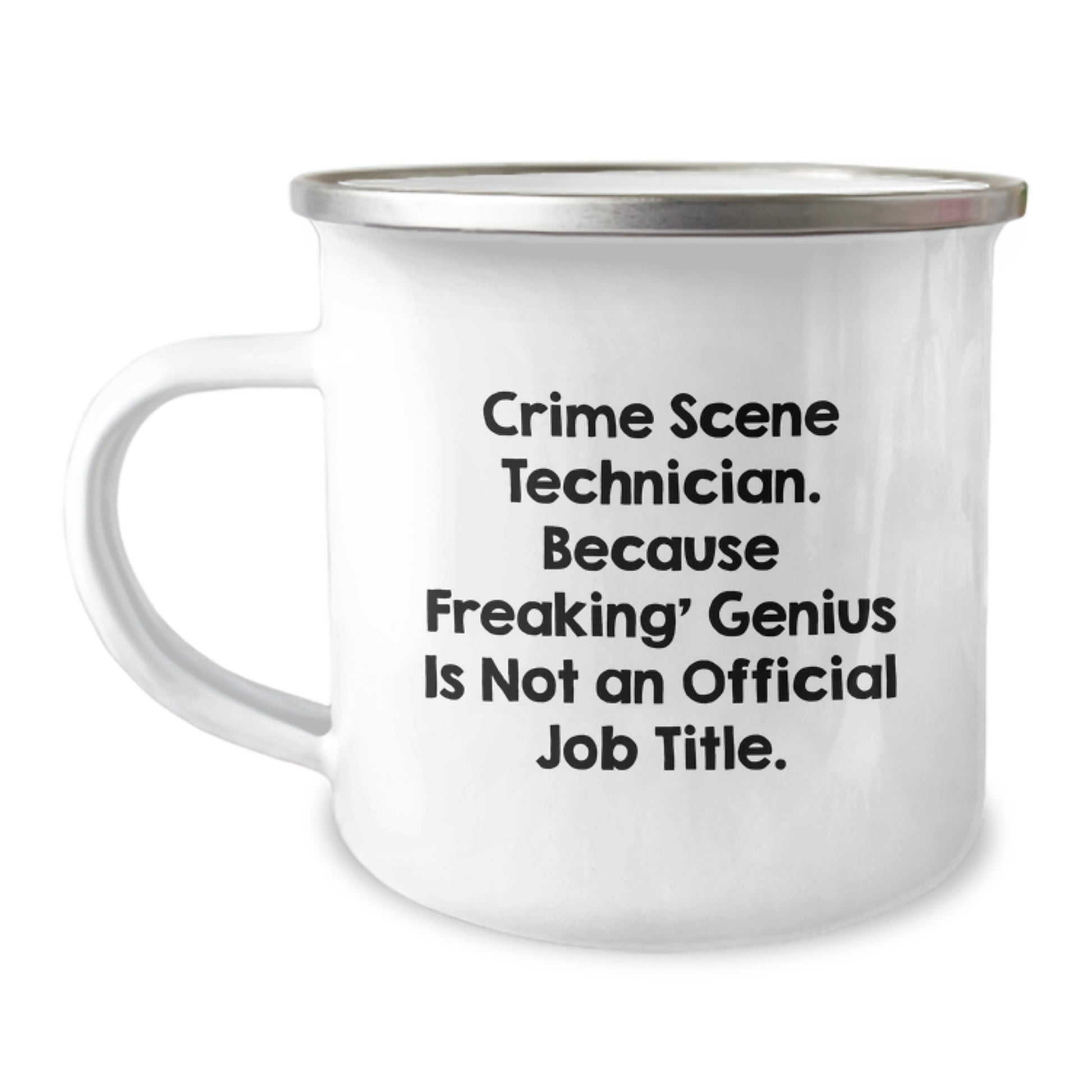 Funny Crime Scene Technician Gifts for Men - Camping Mug with Crime Scene Technician Humor, Perfect Graduation Unique Gifts from Friends - Image 1