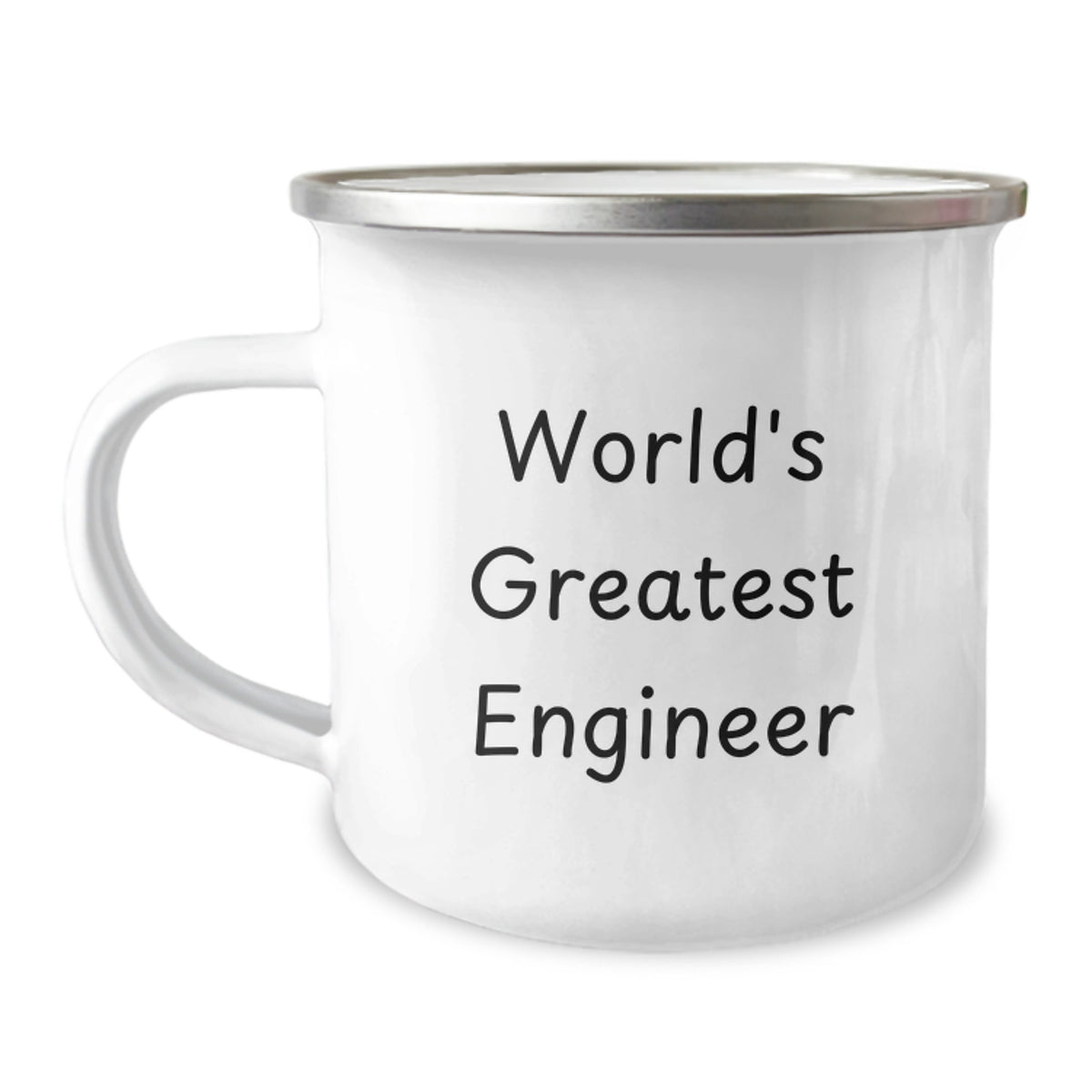 Engineer Gift for Him - World's Greatest Engineer Keepsake Camping Mug - Image 1