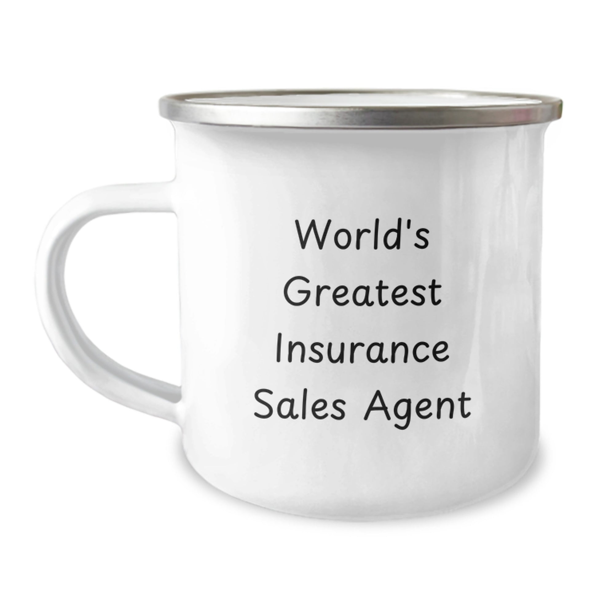 Funny World's Greatest Insurance Sales Agent Gifts from Family - Unique Graduation Camping Mug for Insurance Sales Agent - Image 1