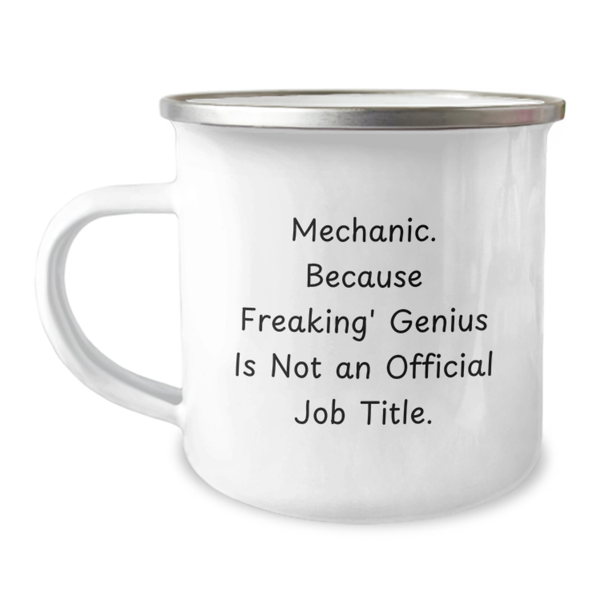Mechanic Keepsake Camping Mug for Him Birthday Gift Stainless Steel 12oz - Image 1