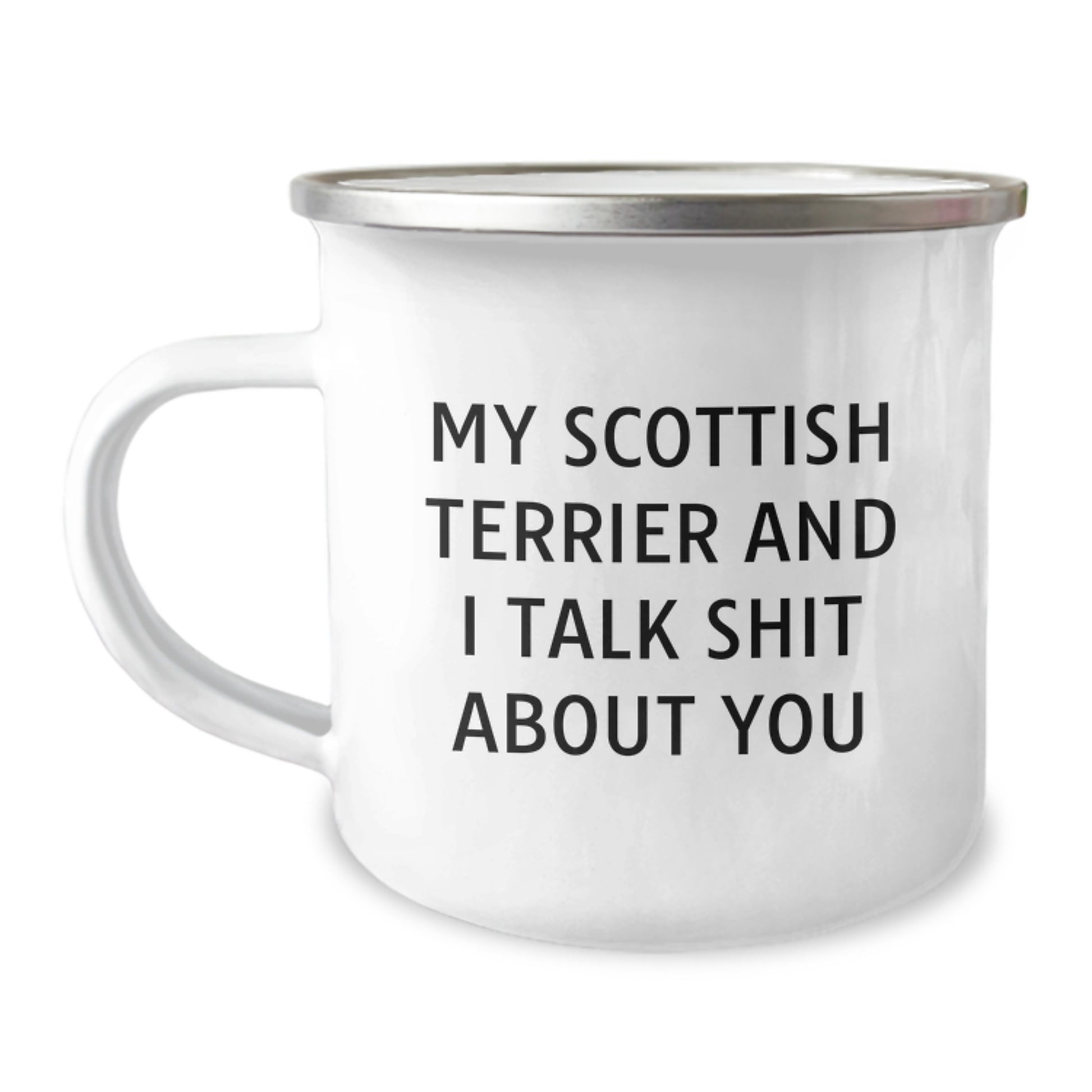 Scottish Terrier Keepsake Camping Mug Birthday Gift Surprise for Him - Image 1