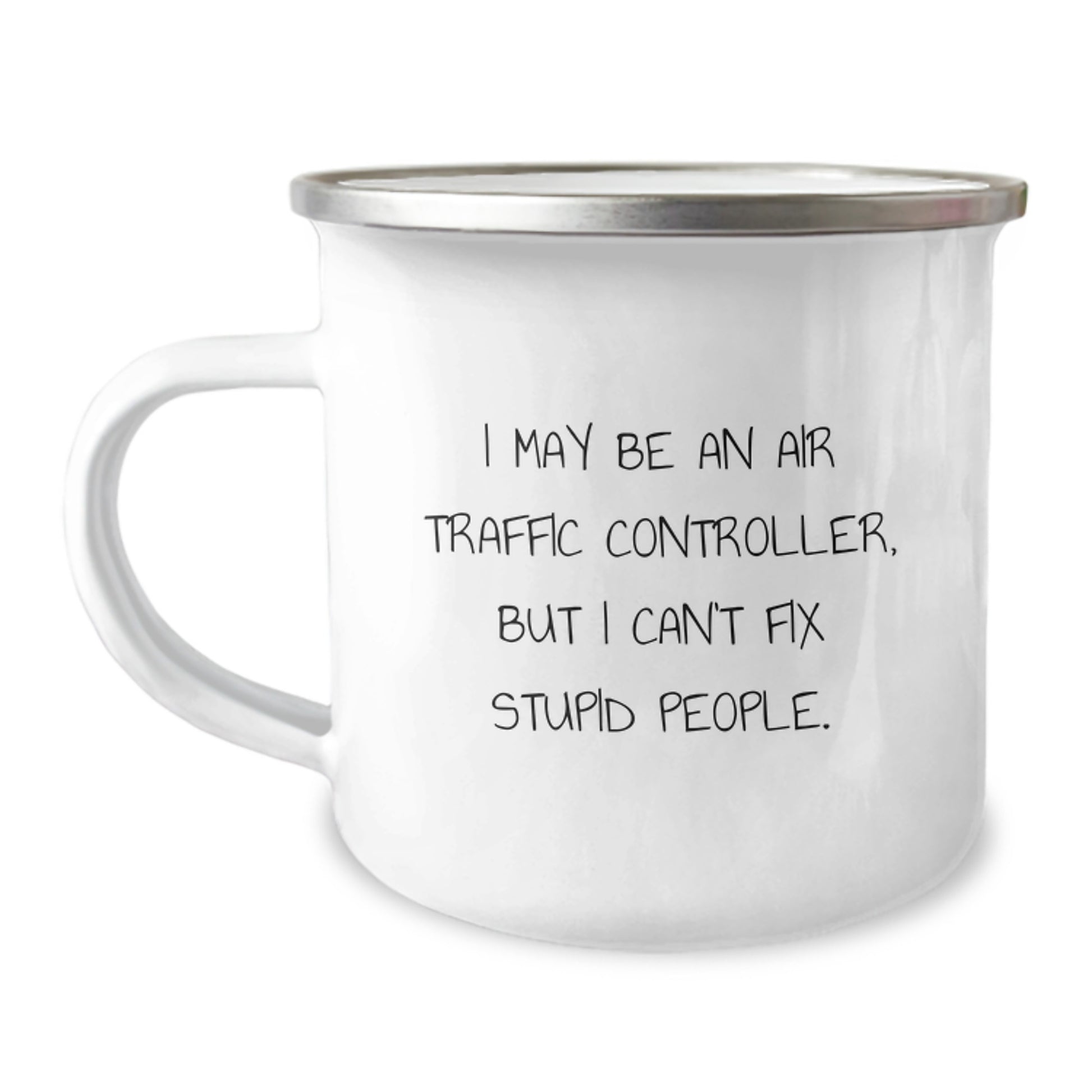 Air Traffic Controller Camping Mug Birthday Gift for Coworkers Humor - Image 1