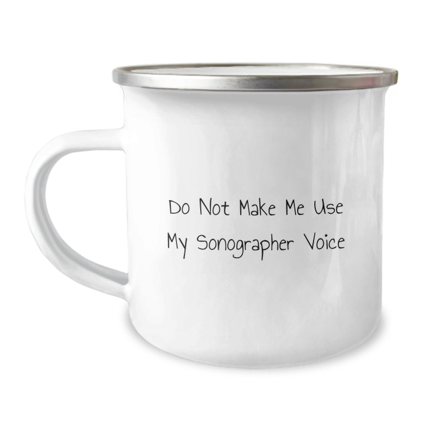 Sonographer Mug for Him Birthday Gift With Quote Stainless Steel 12oz - Image 1