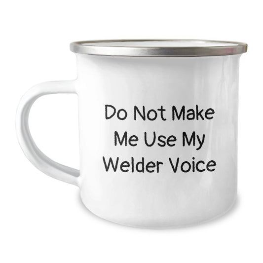 Birthday Gift Welder Camping Mug for Her Present - Image 1