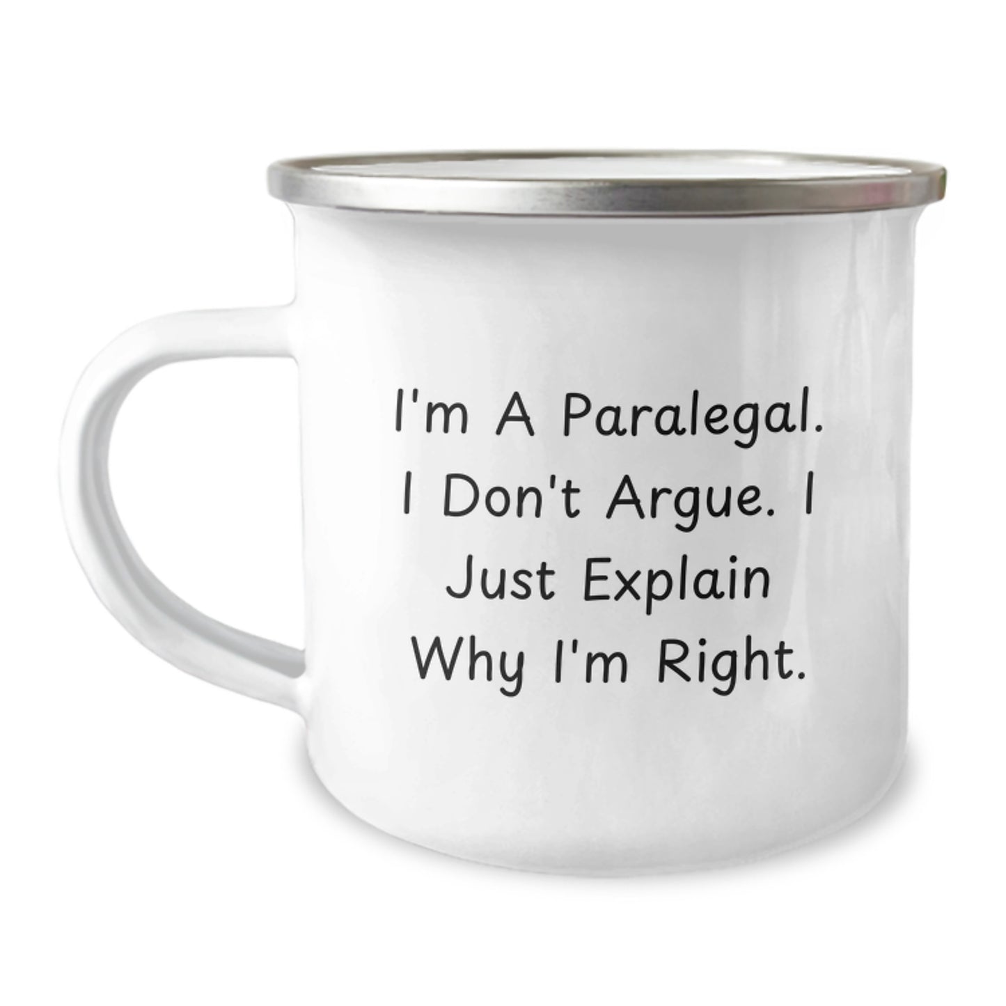 Birthday Gift Paralegal Camping Mug for Her Present - Image 1