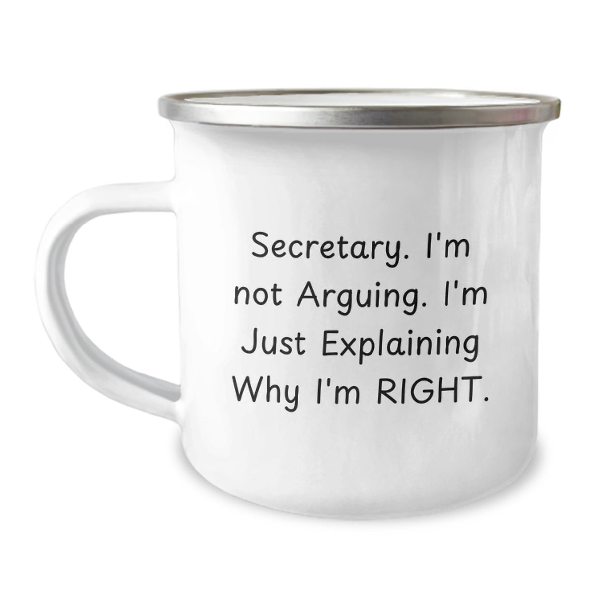 Funny Secretary Camping Mug Gifts for Secretary Friends and Family Birthday Unique Presents from Men Women Coworkers - Image 1