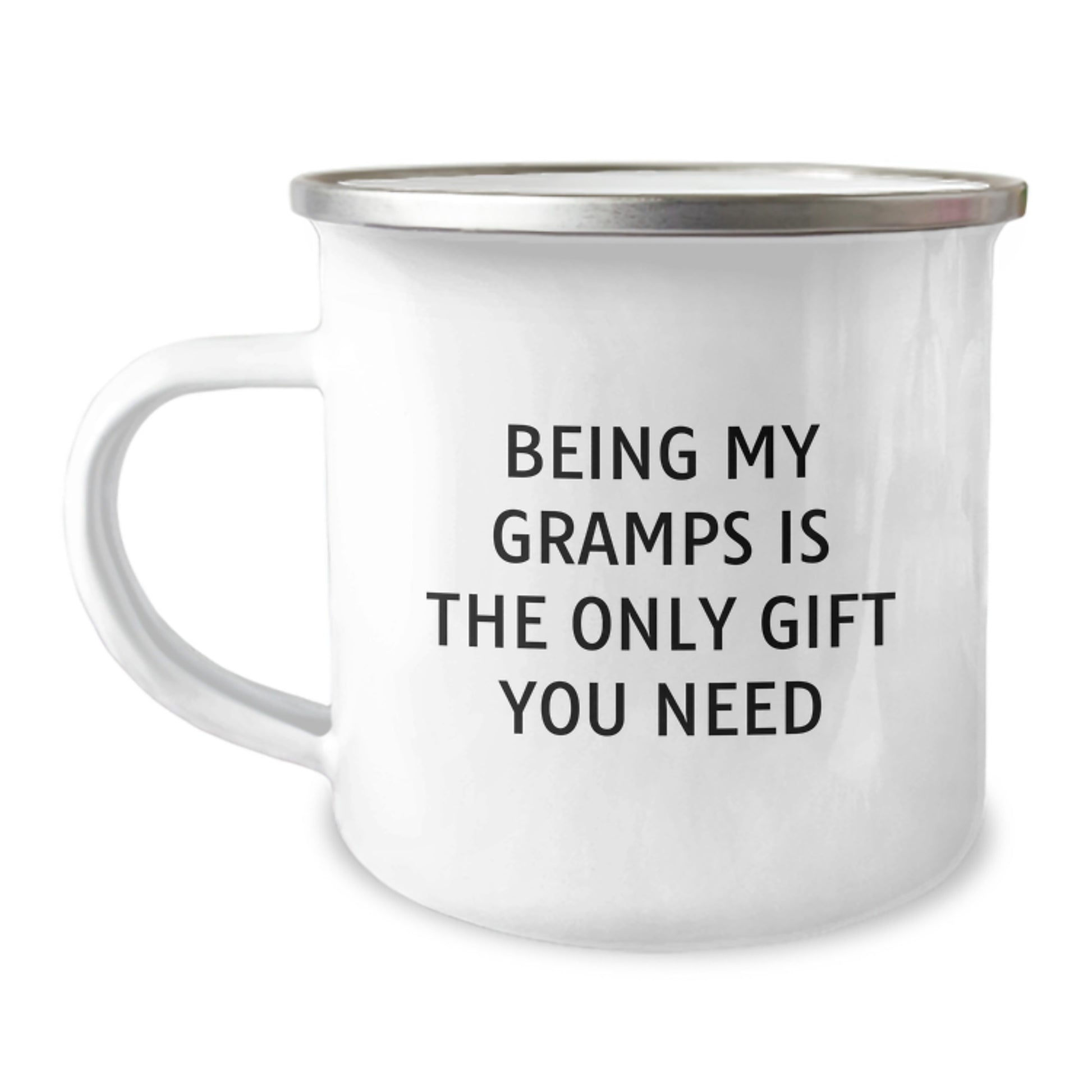 Funny Gramps Camping Mug Gifts from Men to Gramps for Graduation Unique Ideas, Being My Gramps Is The Only Gift You Need - Gift for Gramps - Image 1