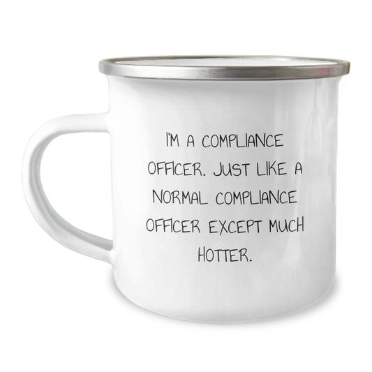 Compliance Officer Funny Camping Mug Gifts for Compliance Officer Friends and Family from Compliance Officer Coworkers - Perfect Graduation Unique Gifts - Image 1